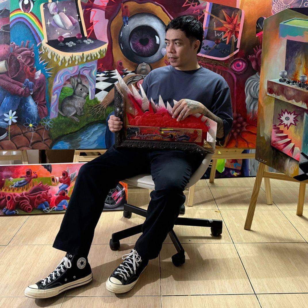 Owey Ramos in studio
